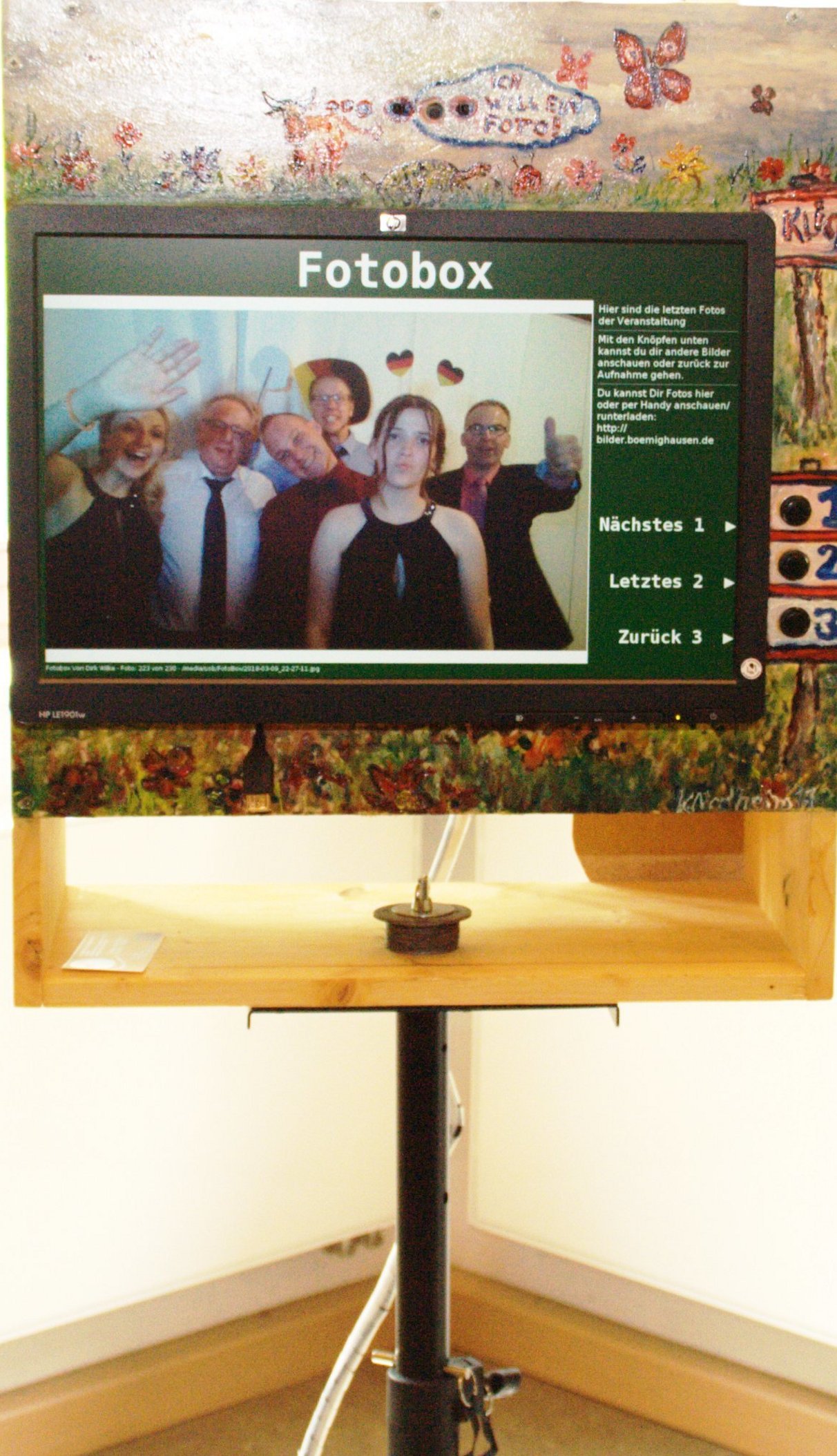 Fotobox-Standard Auf diesem Bild sehen Sie die Fotobox-Standard