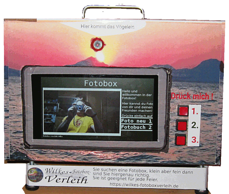 Hier sehen Sie dei Fotobox-Tisch