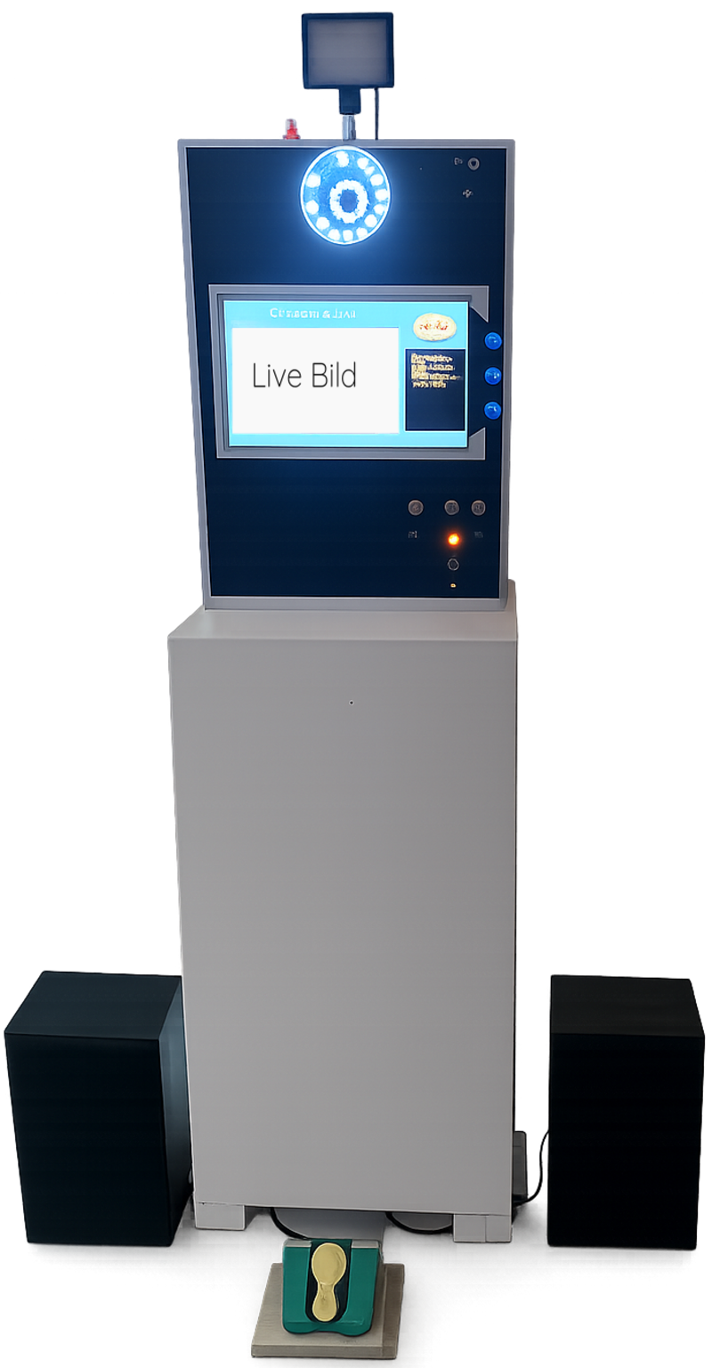 Hier sehen Sie die neue Fotobox-Säule